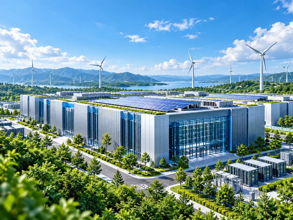 国家绿色算力设施推荐启动，能效与绿色运营成为重点 · AI概念配图