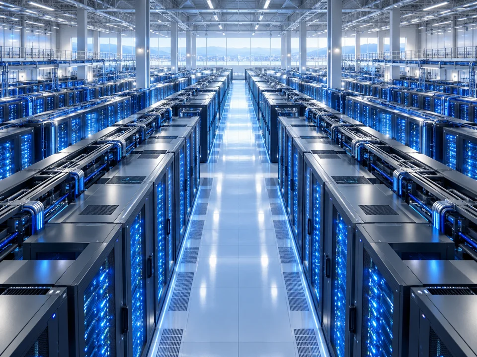 我国智能算力规模达2592EFLOPS，基础设施继续扩容 · AI概念配图